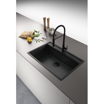 Franke Maris Slim Semi-Pro bateria kuchenna stojąca czarny mat 115.0728.396