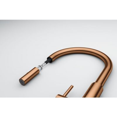 Franke Pescara J pull-out spray bateria kuchenna stojąca miedziany 115.0741.698