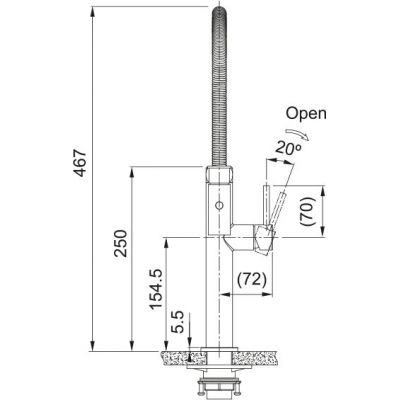 Franke Pescara semi-pro bateria kuchenna stojąca stal szlachetna 115.0741.700