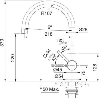 Franke Smart Glenda J bateria kuchenna stojąca stal szlachetna 115.0747.473