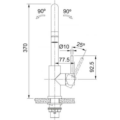 Franke Smart Glenda J bateria kuchenna stojąca stal szlachetna 115.0747.473