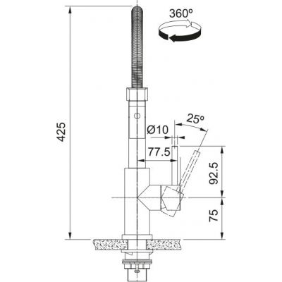 Franke Smart Glenda semi-pro bateria kuchenna stojąca stal szlachetna 115.0747.475