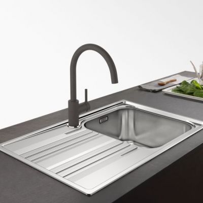 Franke Lina J bateria kuchenna stojąca kamienny szary 115.0747.507