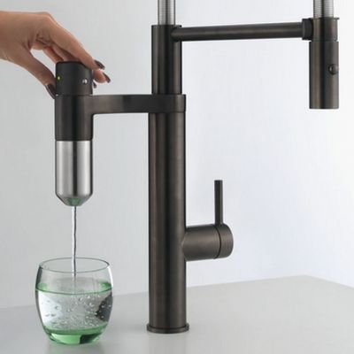 Franke Maris MRG 110-52 zlewozmywak 52x40 cm Fragranite biały polarny z baterią kuchenną Vital Semi-Pro czarny mat/stal (1250687255, 1200621313)