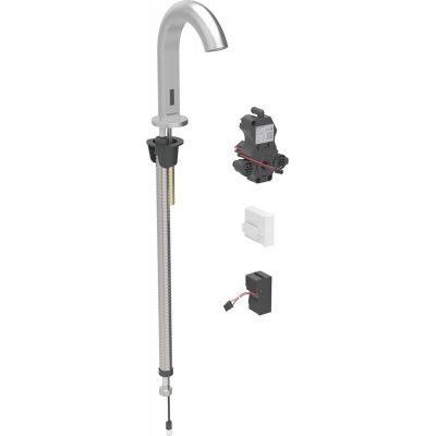 Geberit Piave bateria umywalkowa stojąca elektroniczna stal 116.181.SN.1