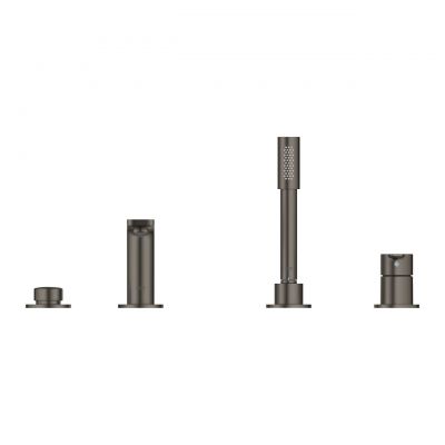 Grohe Lineare bateria wannowo-prysznicowa nawannowa Brushed Hard Graphite 19577AL1