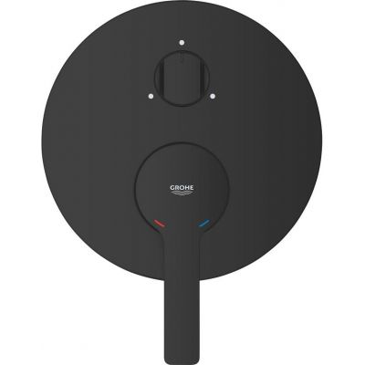 Grohe Lineare New bateria wannowo-prysznicowa podtynkowa czarna 240952431