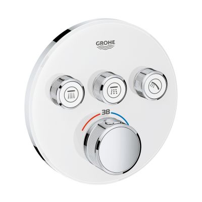 Grohe Grohtherm SmartControl bateria wannowo-prysznicowa podtynkowa termostatyczna moon white 29904LS0