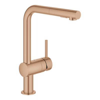 Grohe Minta bateria kuchenna stojąca Brushed Warm Sunset 30274DL0