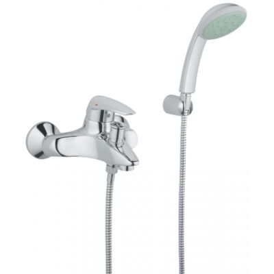 Bateria wannowa jednouchwytowa ścienna Grohe Eurodisc 33395 001