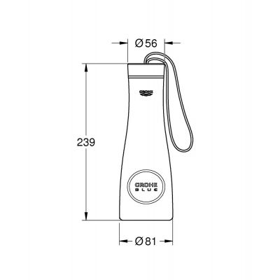 Grohe Blue bidon 500 ml 40848000