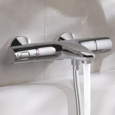 Grohe Precision bateria wannowo-prysznicowa ścienna z termostatem chrom 34227002