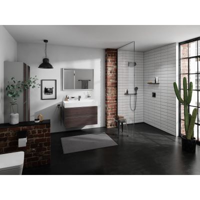 Hansgrohe Rainfinity deszczownica 25 cm okrągła czarny mat 26229670