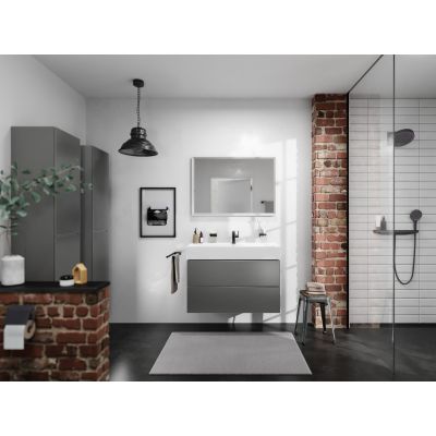 Hansgrohe Rainfinity deszczownica 25 cm okrągła czarny mat 26229670