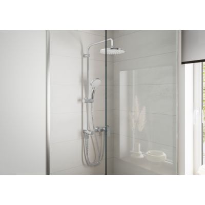 Hansgrohe Vernis Blend zestaw prysznicowy ścienny z deszczownicą chrom 26272000