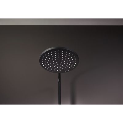 Hansgrohe Vernis Blend zestaw prysznicowy ścienny z deszczownicą czarny mat 26272670