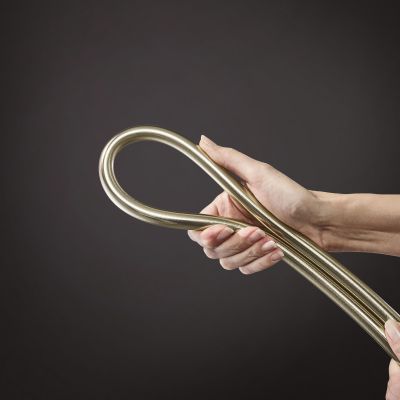 Hansgrohe Croma Select S zestaw prysznicowy ścienny termostatyczny z deszczownicą brąz szczotkowany 26890140