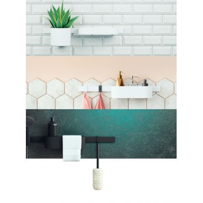 Hansgrohe WallStoris panel ścienny biały mat 27904700