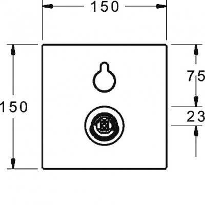 Hansa Designo bateria wannowa podtynkowa 40519073
