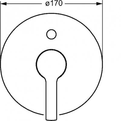 Hansa Ronda bateria wannowo-prysznicowa podtynkowa 43849573
