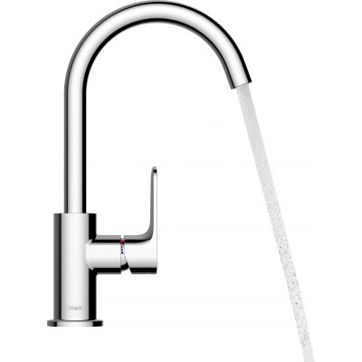 Hansgrohe Rebris S bateria umywalkowa stojąca czarny mat 72536670
