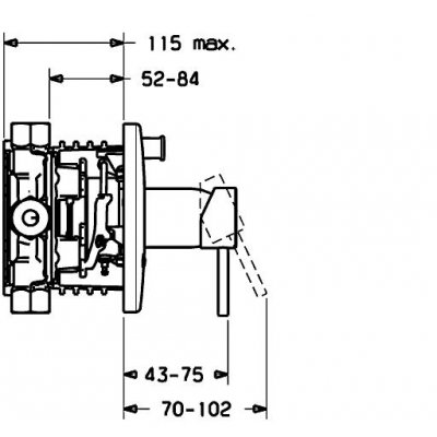Hansa Stela bateria prysznicowa podtynkowa 47859041