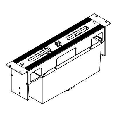 Zestaw Grohe Eurocube bateria wannowo-prysznicowa 4-otworowa kompletna chrom (19897001, 29037000)