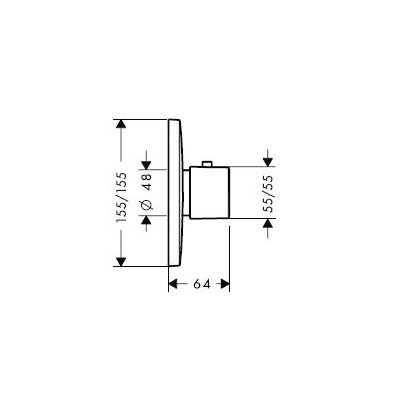 Bateria termostatowa Hansgrohe PuraVida 15770000