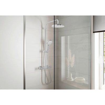 Hansgrohe Vernis Blend zestaw prysznicowy termostatyczny ścienny z deszczownicą chrom 26276000