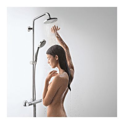 Hansgrohe Croma 160 Showerpipe zestaw prysznicowy ścienny termostatyczny chrom 27135000
