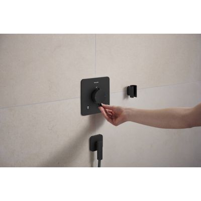 Hansgrohe Ecostat Comfort Q bateria wannowo-prysznicowa podtynkowa termostatyczna czarna 33713670