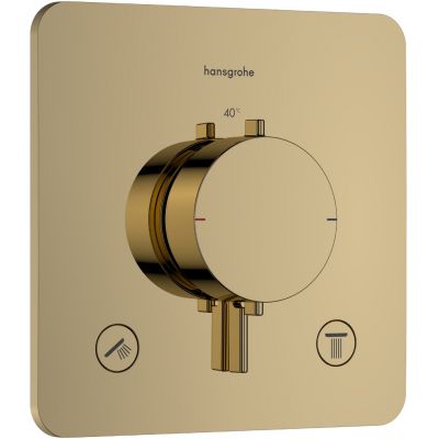 Hansgrohe Ecostat Comfort Q bateria wannowo-prysznicowa podtynkowa termostatyczna złoty optyczny polerowany 33713990