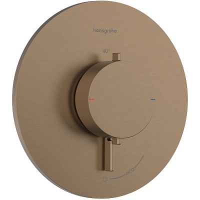 Hansgrohe Ecostat Comfort S bateria prysznicowa podtynkowa termostatyczna brąz szczotkowany 33714140
