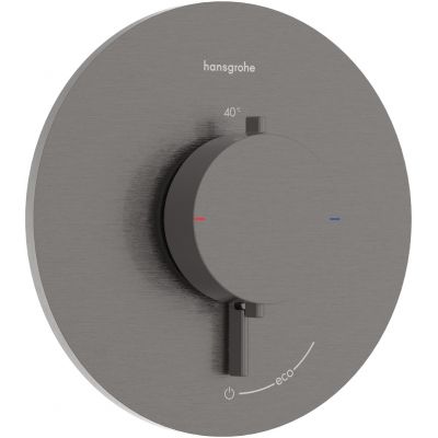 Hansgrohe Ecostat Comfort S bateria prysznicowa podtynkowa termostatyczna czarny chrom szczotkowany 33714340