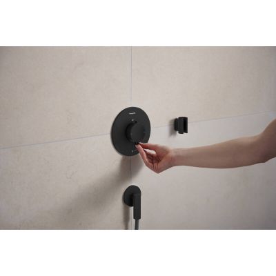 Hansgrohe Ecostat Comfort S bateria prysznicowa podtynkowa termostatyczna czarna 33714670