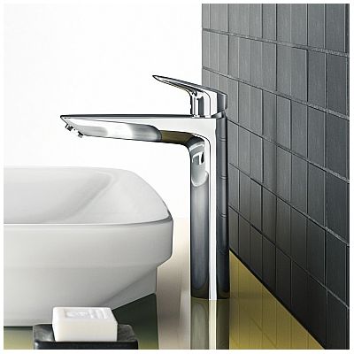 Hansgrohe Logis bateria umywalkowa stojąca EcoSmart chrom błyszczący 71091000