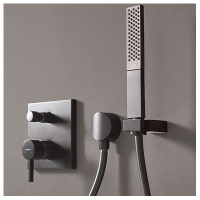 Hansgrohe Finoris bateria wannowo-prysznicowa podtynkowa czarny mat 76415670