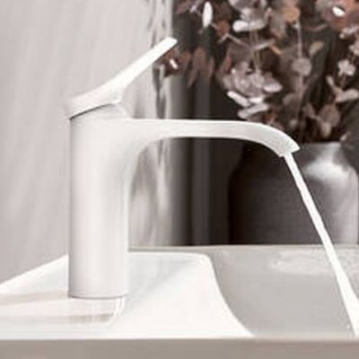 Hansgrohe Vivenis bateria umywalkowa stojąca EcoSmart biały mat 75020700