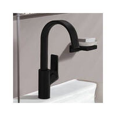 Hansgrohe Vivenis bateria umywalkowa stojąca EcoSmart czarny mat 75030670