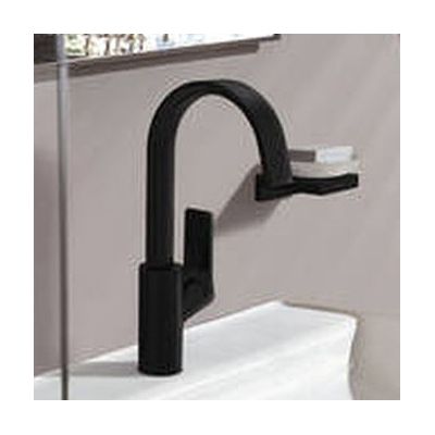 Hansgrohe Vivenis bateria umywalkowa stojąca EcoSmart czarny mat 75032670