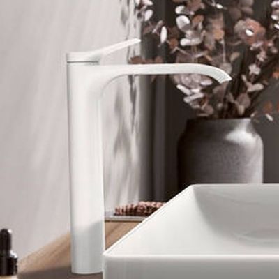 Hansgrohe Vivenis bateria umywalkowa stojąca wysoka EcoSmart biały mat 75040700