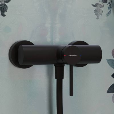 Hansgrohe Zesis S bateria prysznicowa ścienna czarna 74621670