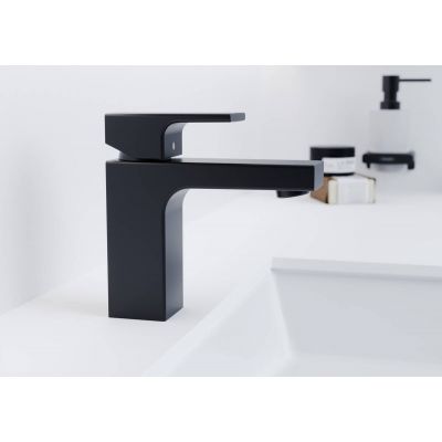 Hansgrohe Vernis Shape bateria umywalkowa stojąca czarny mat 71569670