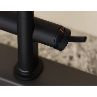 Hansgrohe Talis Select M54 PowderSpray bateria kuchenna stojąca czarna 72861670
