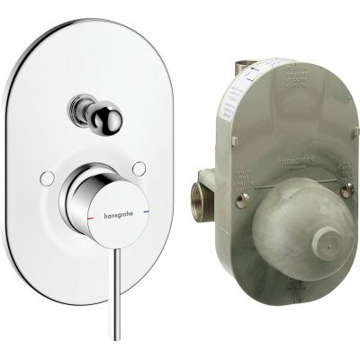 Hansgrohe Zesis S bateria wannowo-prysznicowa podtynkowa chrom 74418000