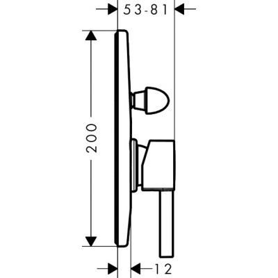 Hansgrohe Zesis S bateria wannowo-prysznicowa podtynkowa czarna 74418670