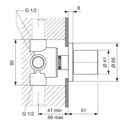 Ideal Standard Joy Neo przełącznik chrom A7567AA