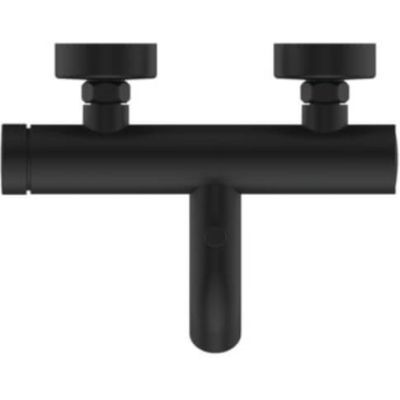Ideal Standard Ceraline bateria wannowo-prysznicowa ścienna satynowa czerń A8559XG