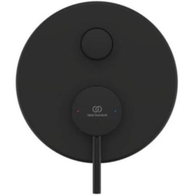 Ideal Standard Ceraline bateria wannowo-prysznicowa podtynkowa satynowa czerń A8567XG