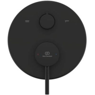 Ideal Standard Ceraline bateria wannowo-prysznicowa podtynkowa satynowa czerń A8568XG